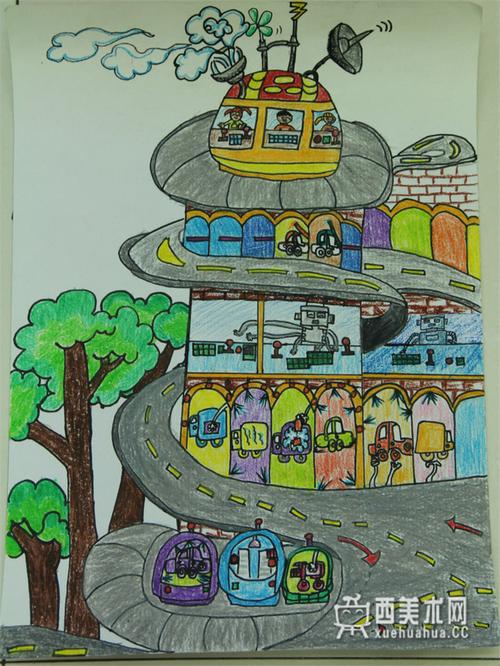 Creative explanation of future traffic science fiction paintings (creative explanation and creative background explanation of future traffic science fiction paintings)